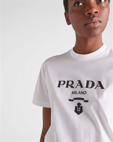 prada milano t shirt women's|Prada shirt men price.